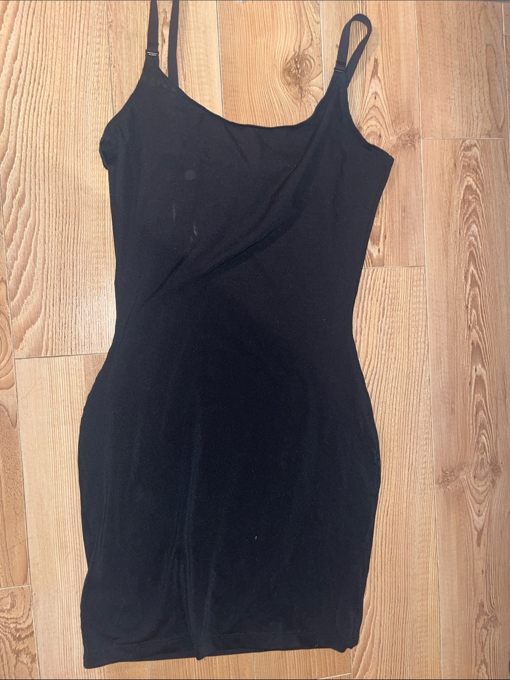 SPANX Cami Full Slip in Black SIZE LARGE in Socialite